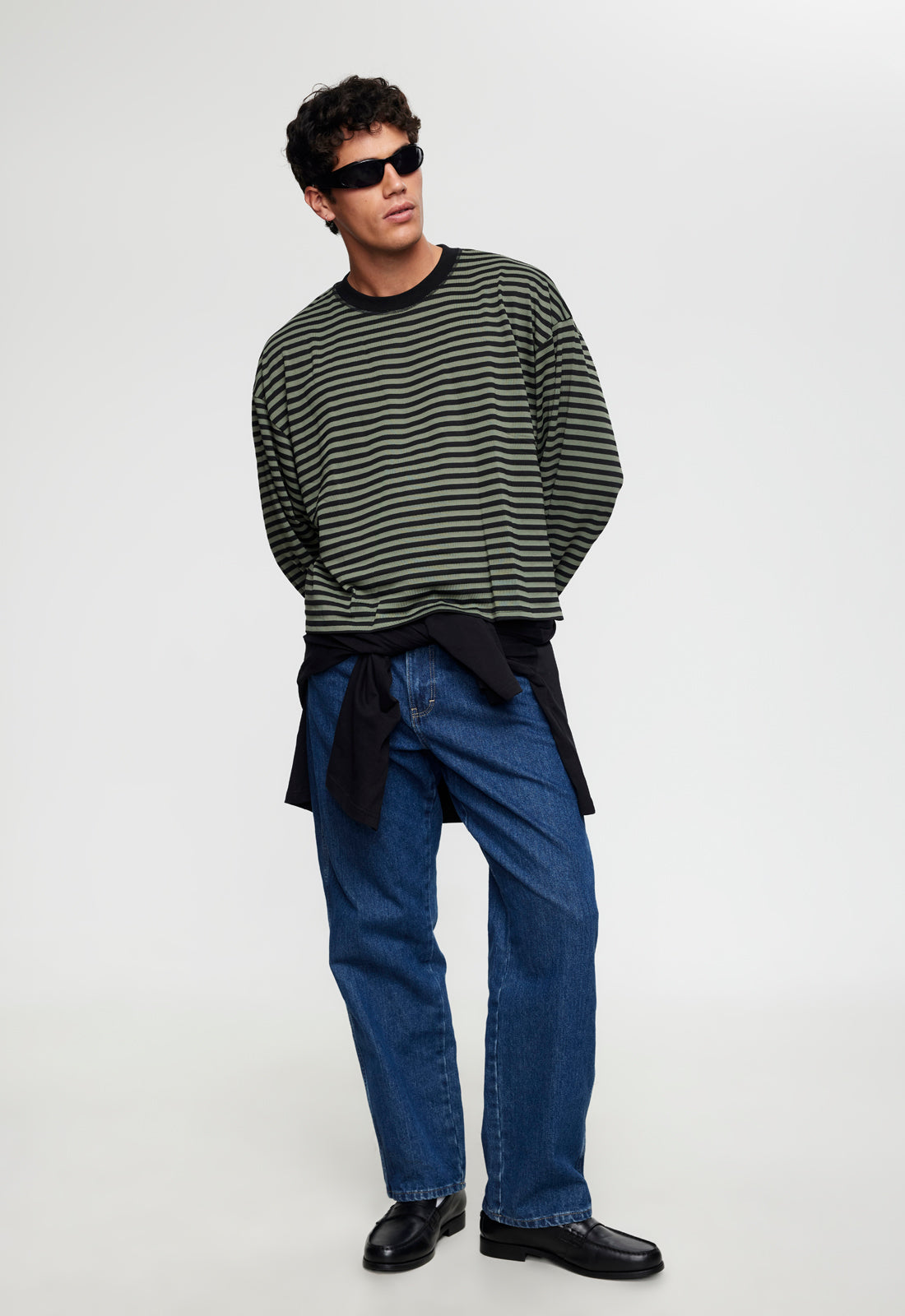 BLOOM LONG SLEEVE - FOREST STRIPE