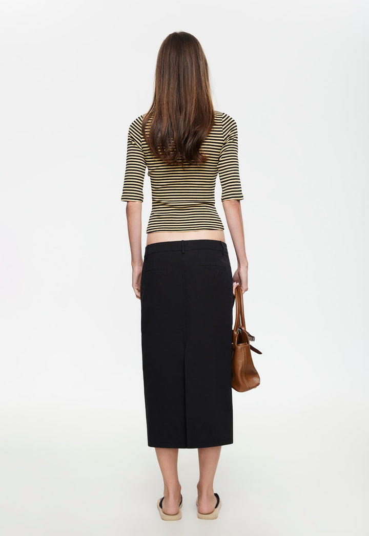 BLOOMING TEE - SAHARA INK STRIPE