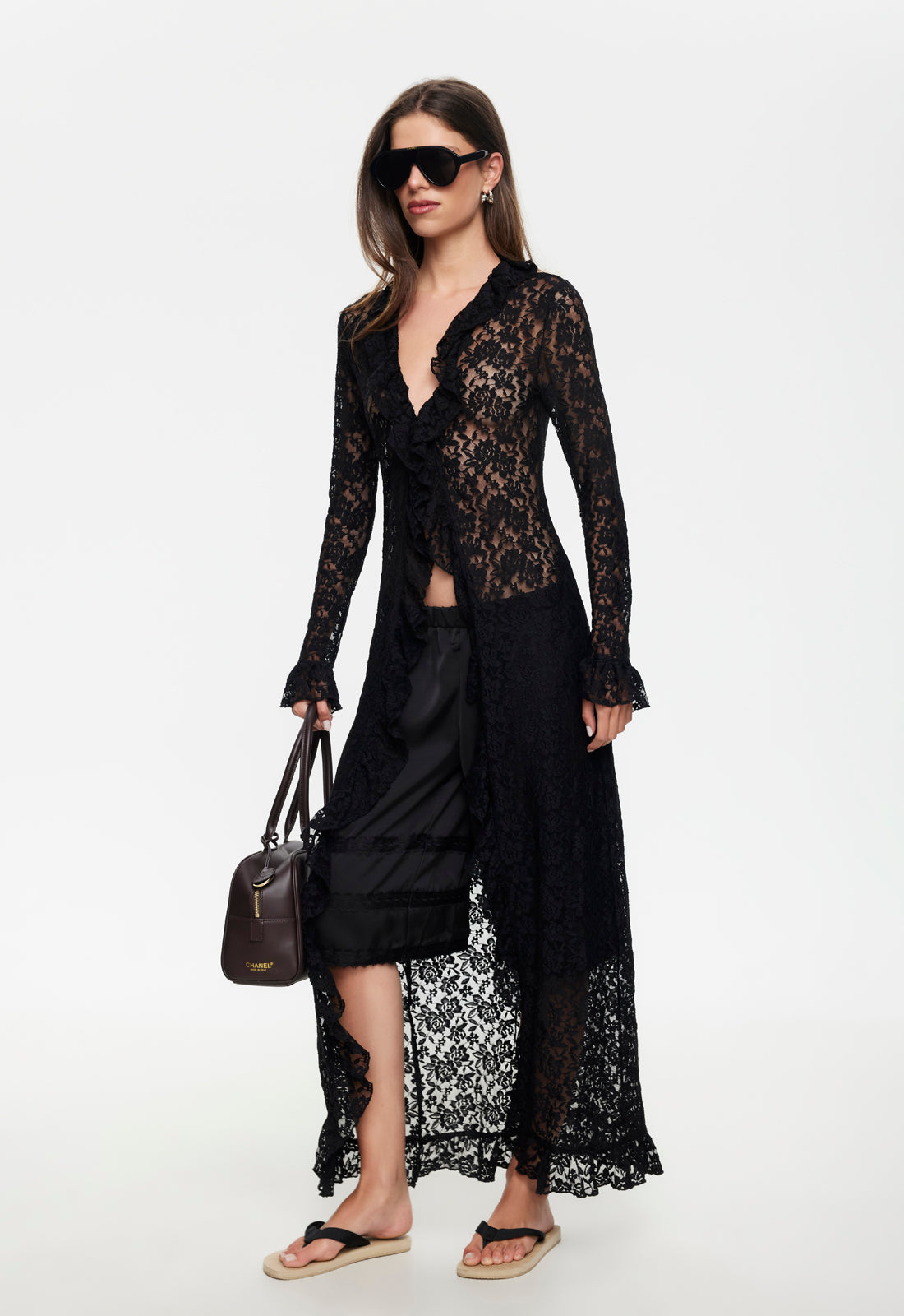 Long Nights Maxi Dress | Noir