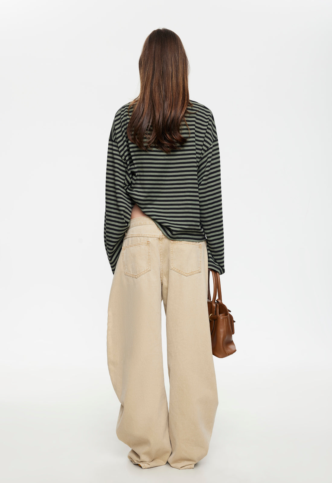 BLOOM LONG SLEEVE - FOREST STRIPE