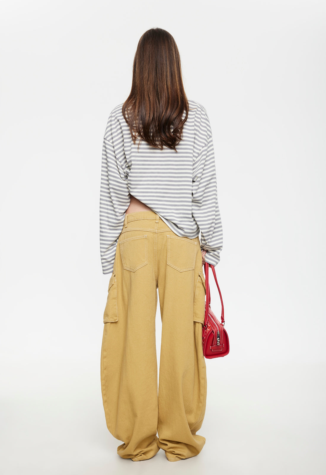 BLOOM LONG SLEEVE - ASH STRIPE
