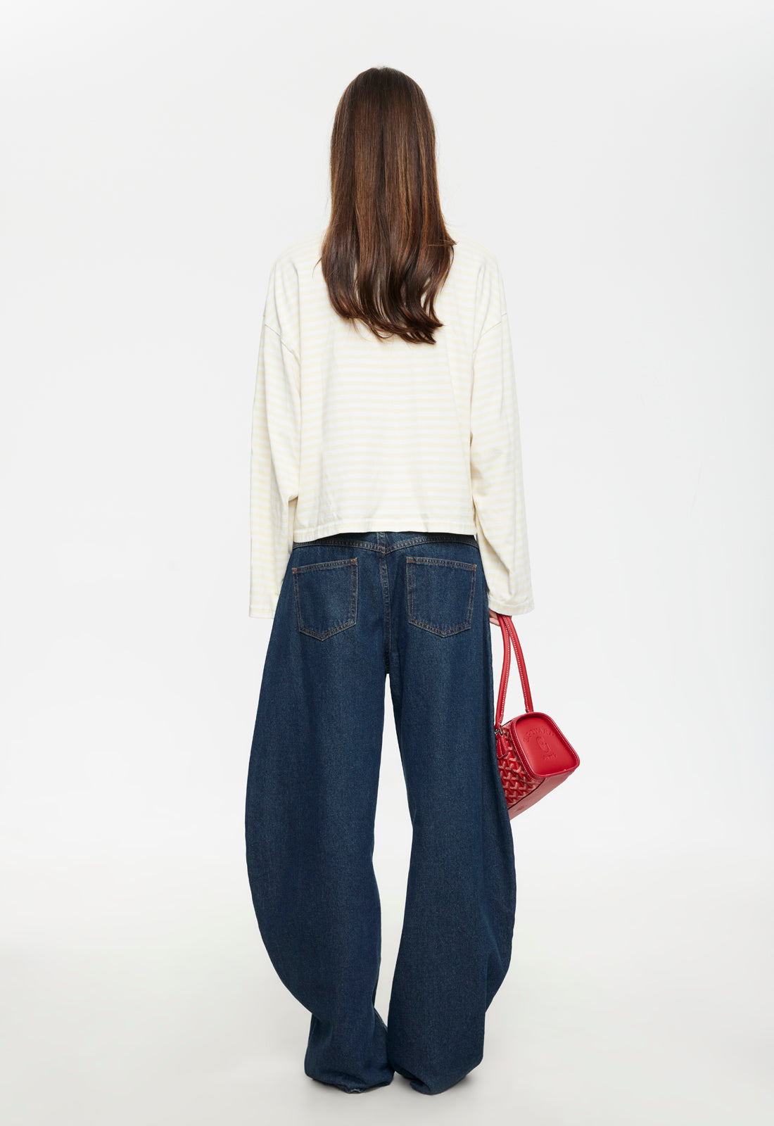 BLOOM LONG SLEEVE - LEMON STRIPE