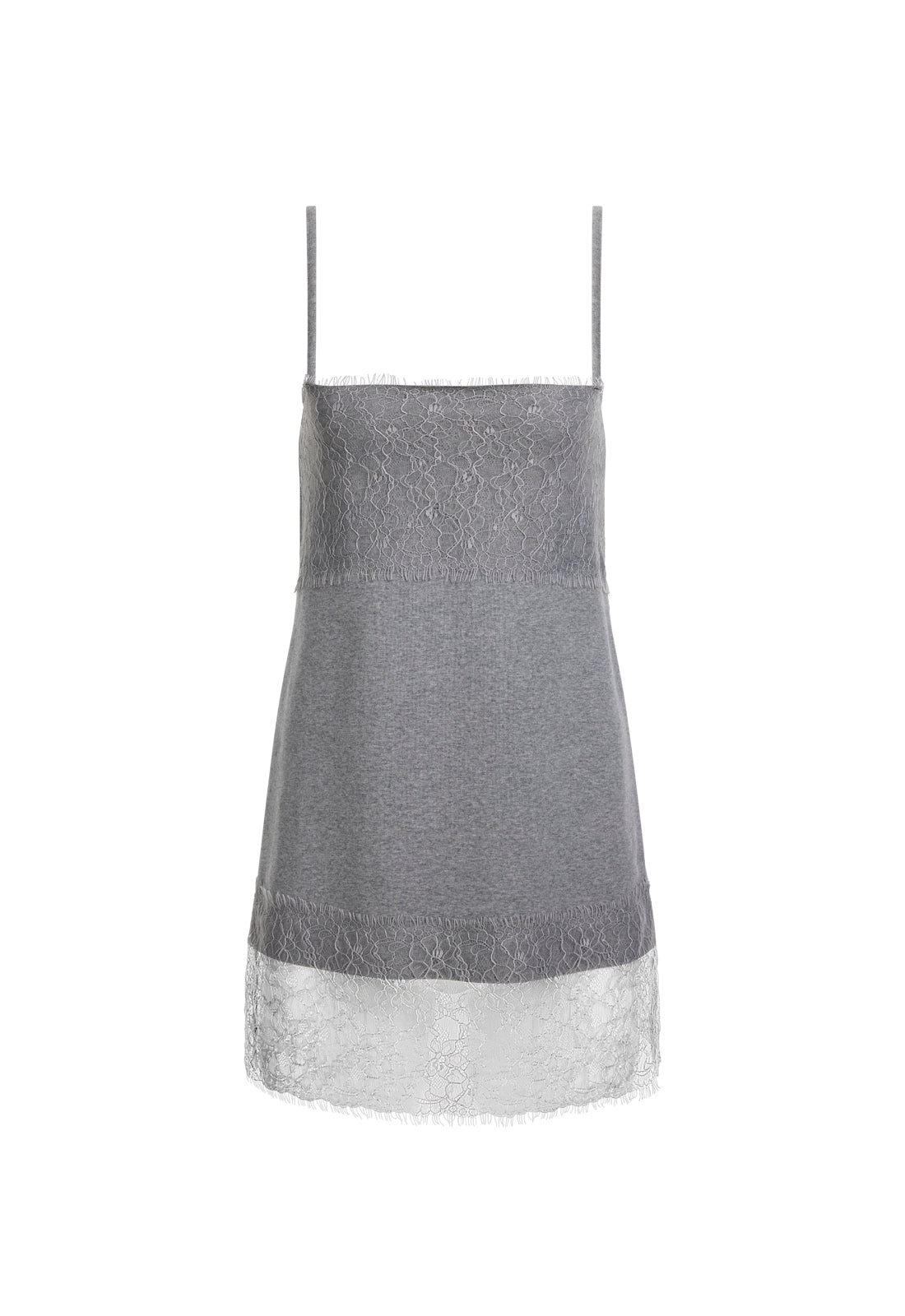 PILLOW TALK MINI DRESS - GREY MARLE