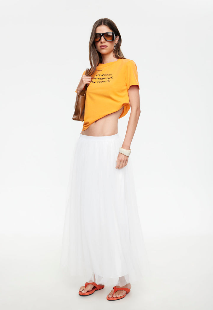 OVERDRESSED TEE - SHERBET