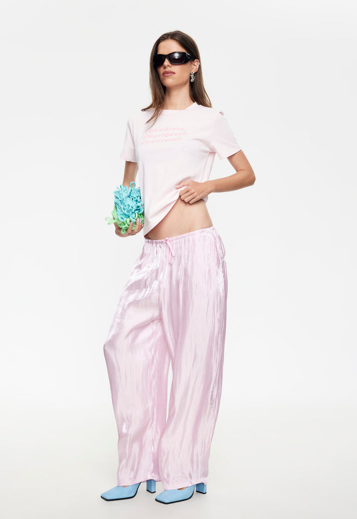 OVERDRESSED TEE - POCKET PINK
