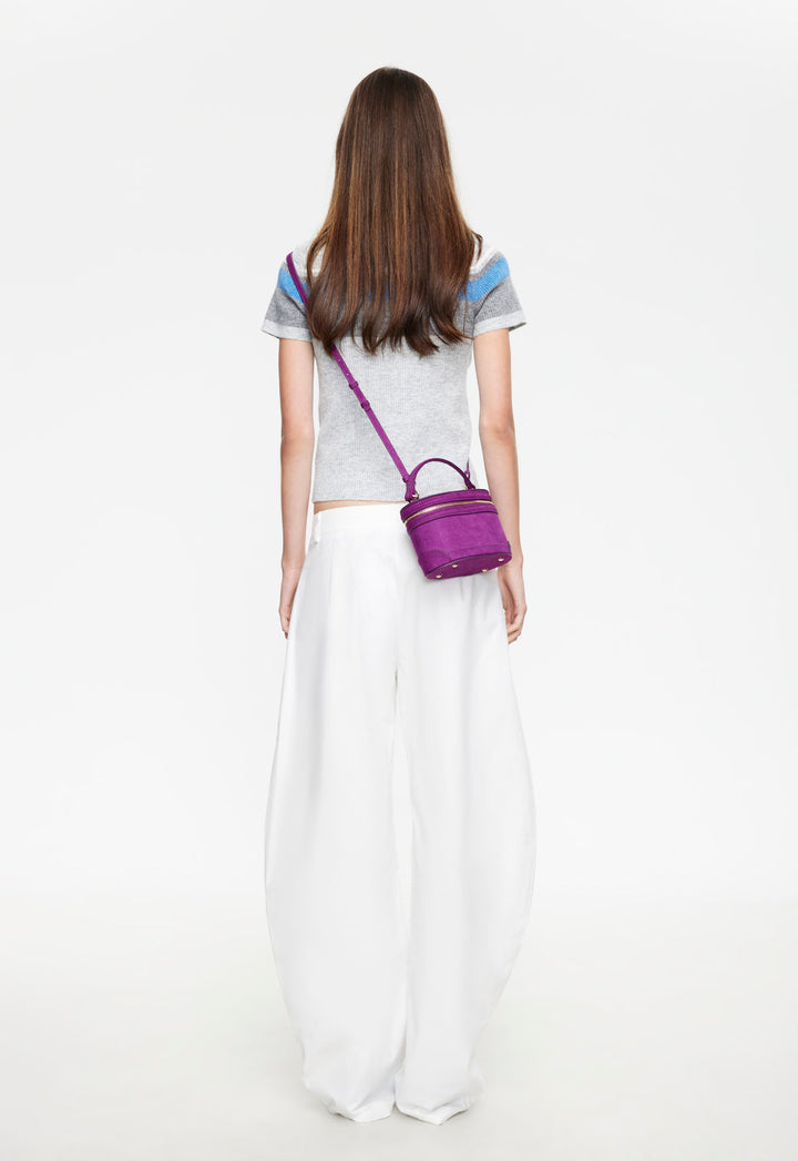 KISS & TELL KNIT TEE - CLOUD STRIPE