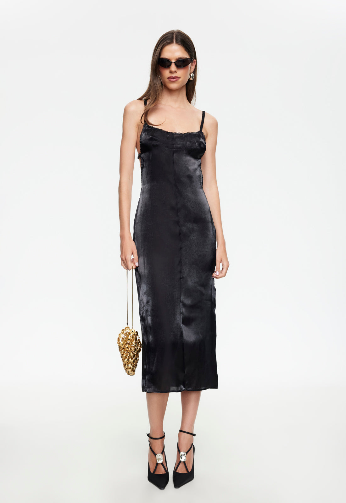 ELECTRA MIDI DRESS - NOIR