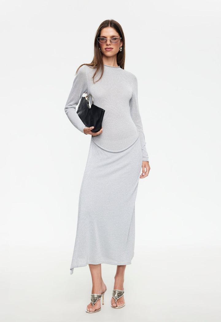 RESOLUTION MAXI DRESS - SILVER