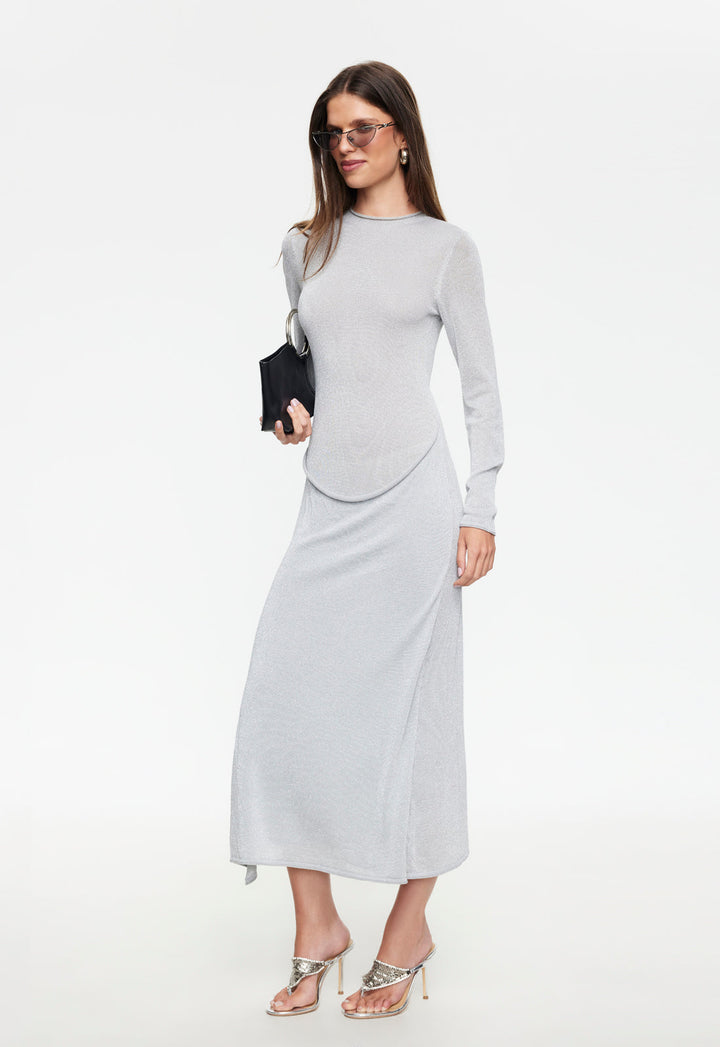 RESOLUTION MAXI DRESS - SILVER