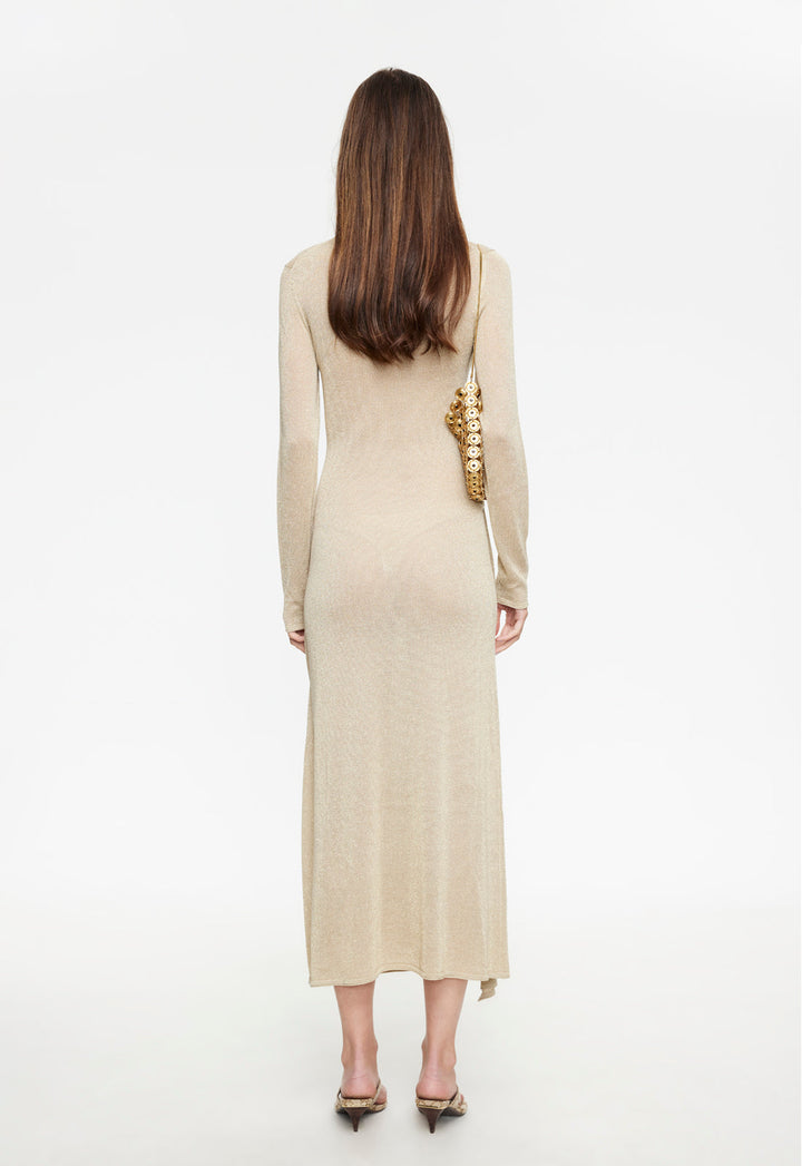 RESOLUTION MAXI DRESS - OYSTER