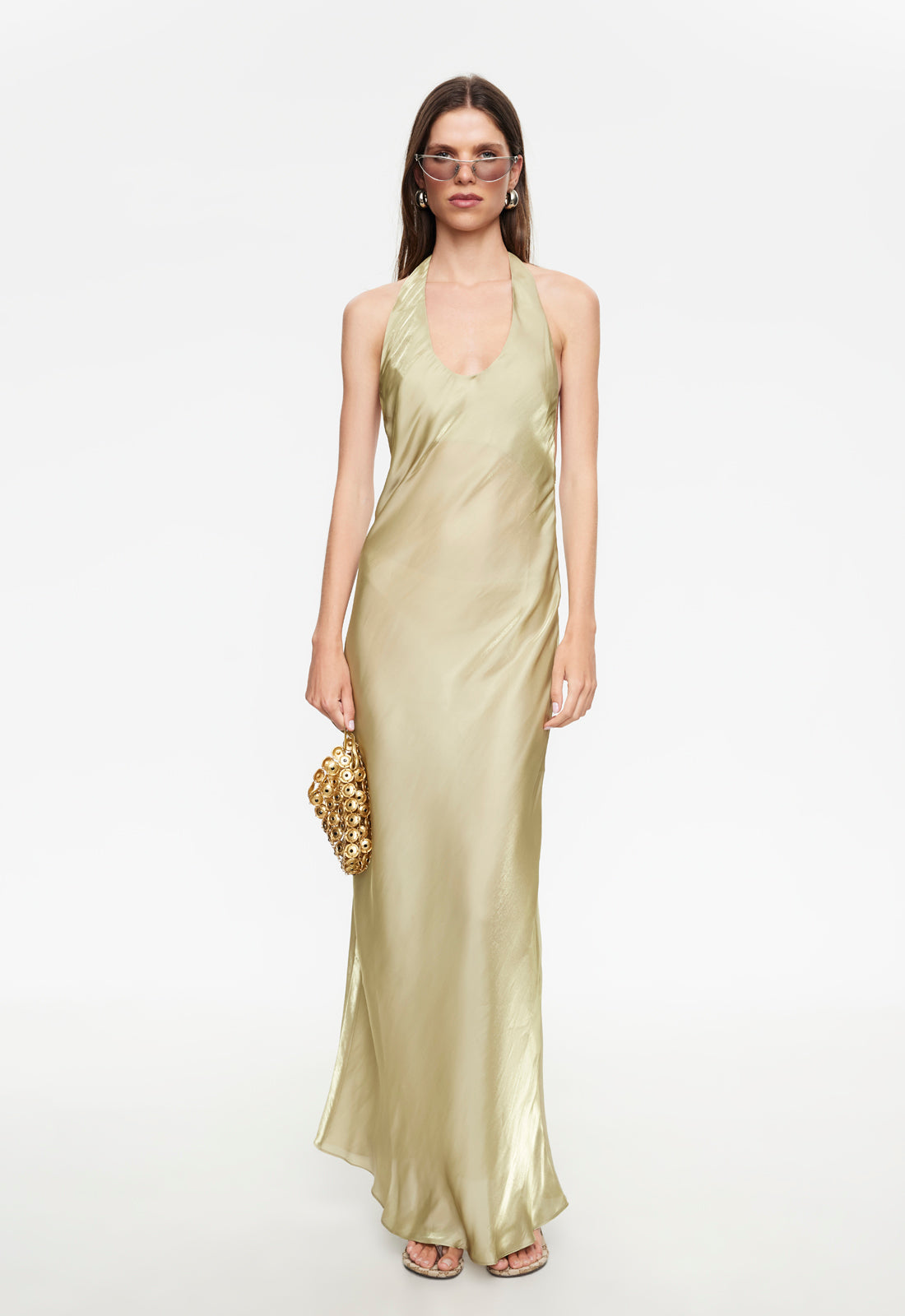 BARE MAXI DRESS - GOLD