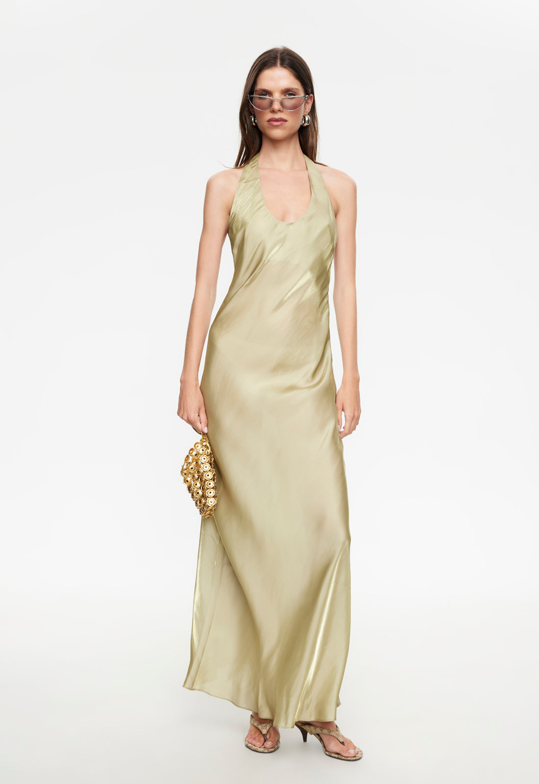 BARE MAXI DRESS - GOLD