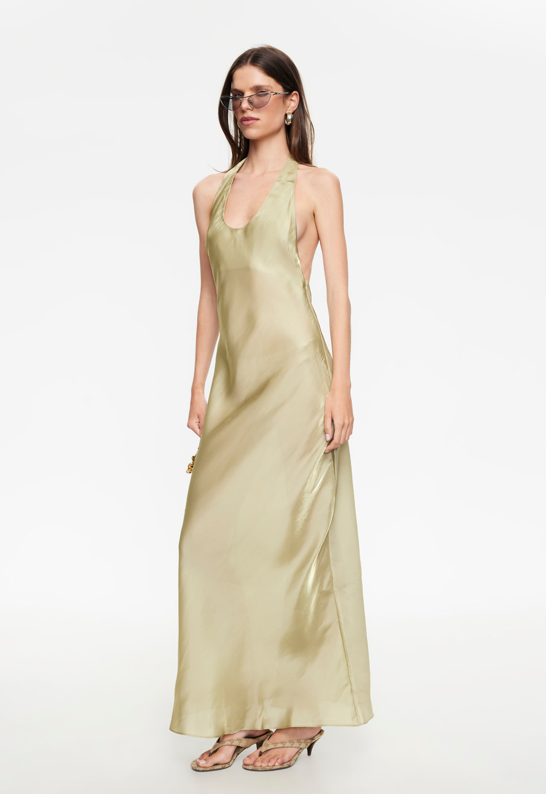 BARE MAXI DRESS - GOLD