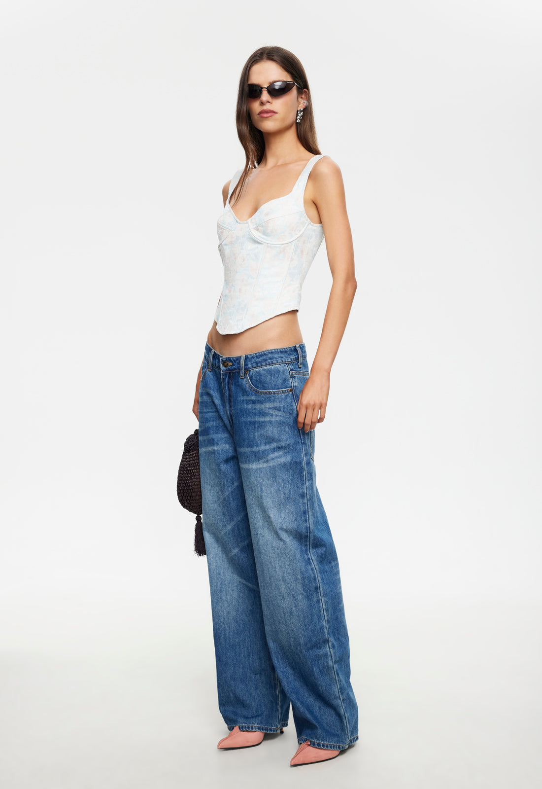 ROMA CORSET - SOFT BLUE