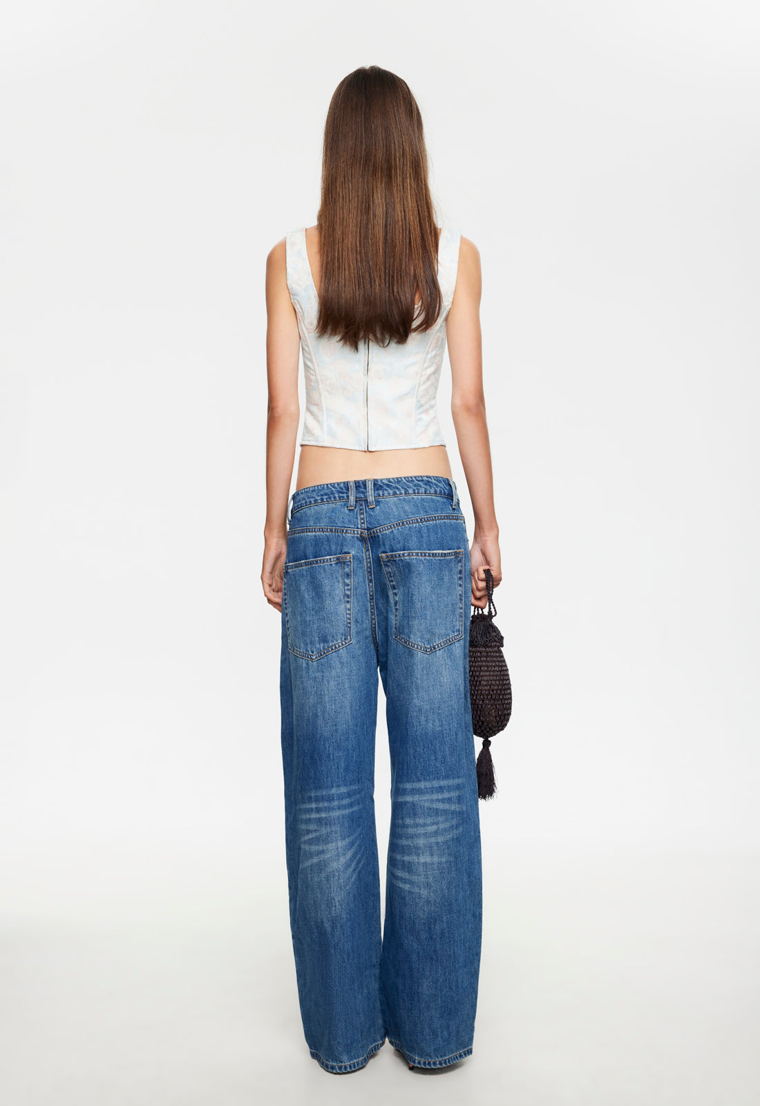 ROMA CORSET - SOFT BLUE