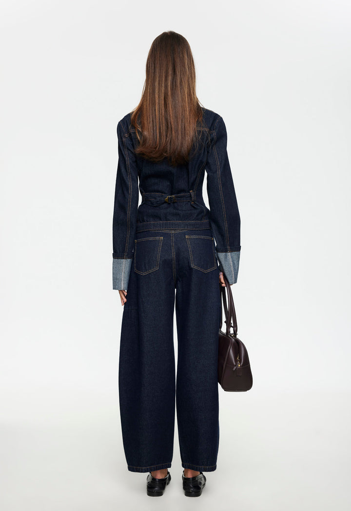 HORSESHOE CROPPED JEAN - INDIGO
