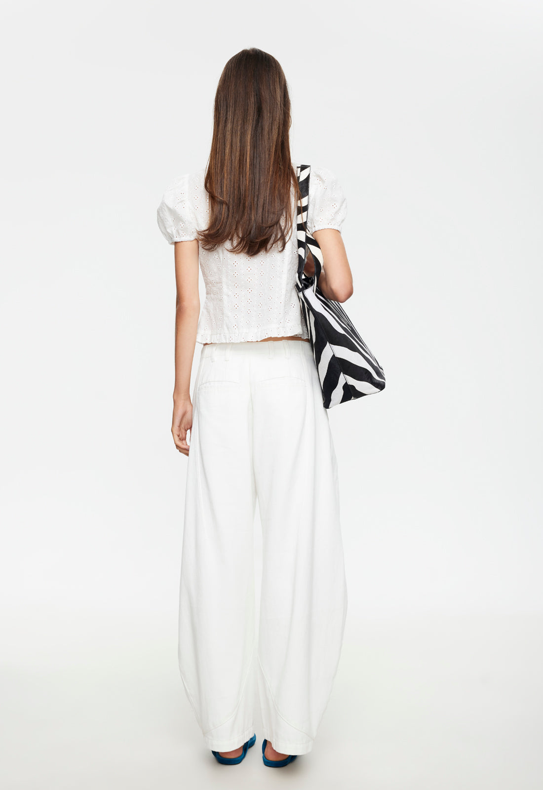 BARDOT TOP - PORCELAIN
