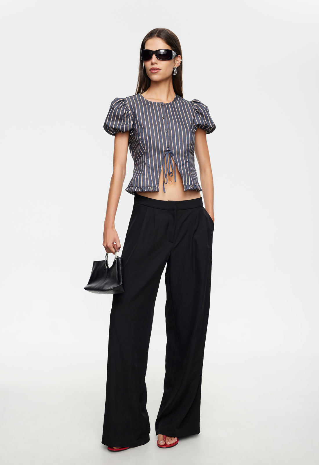 BARDOT TOP - VINTAGE INDIGO