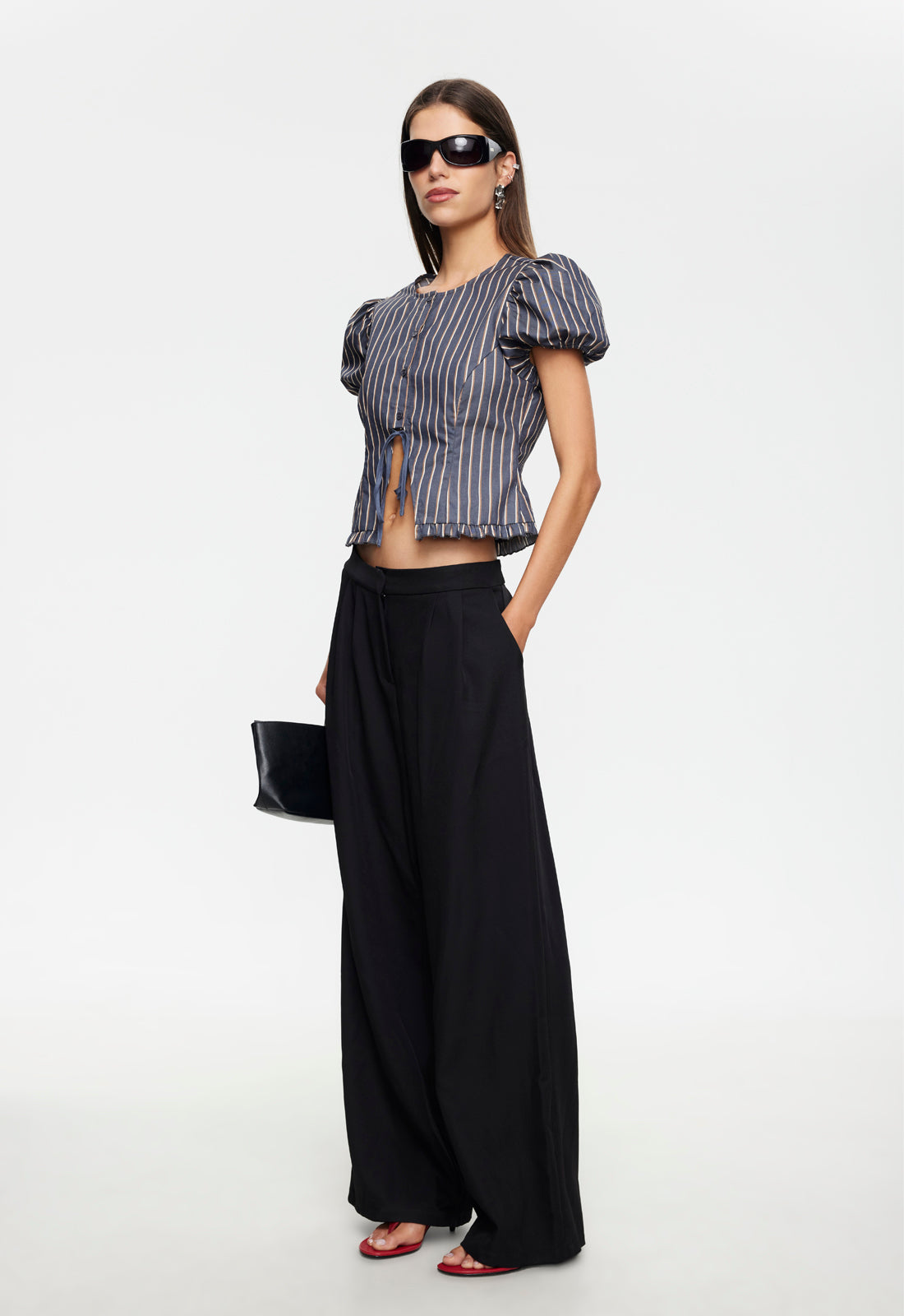BARDOT TOP - VINTAGE INDIGO