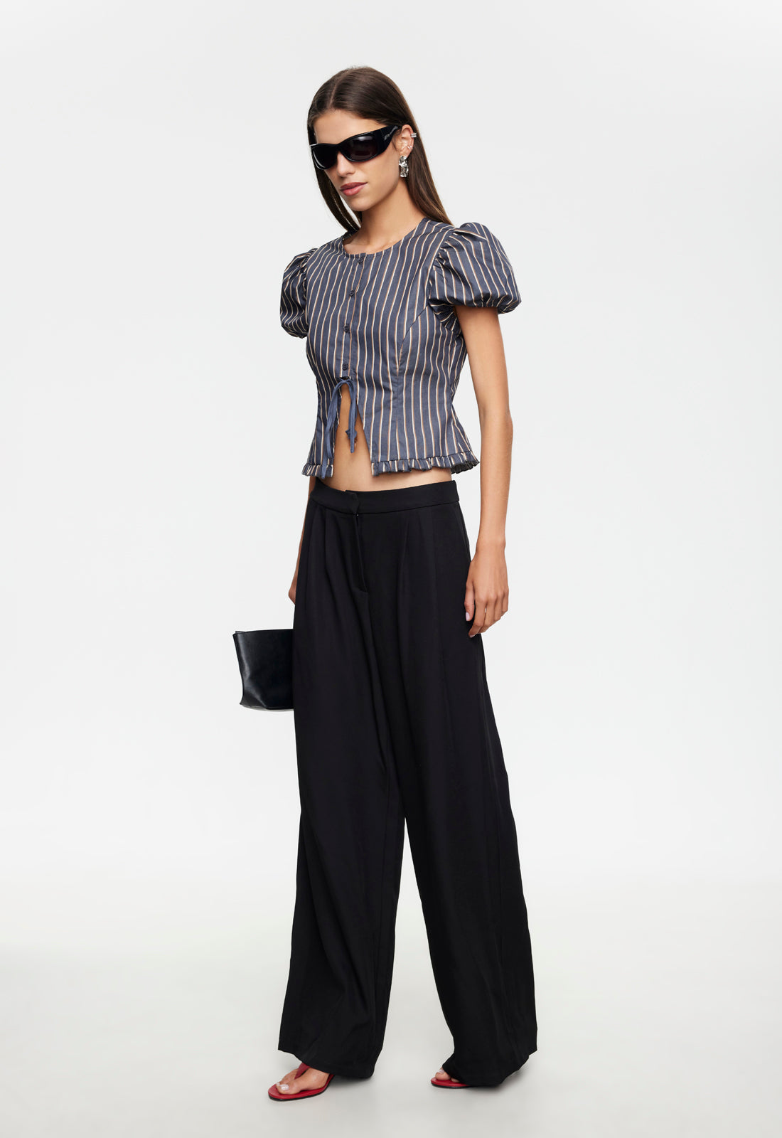 BARDOT TOP - VINTAGE INDIGO