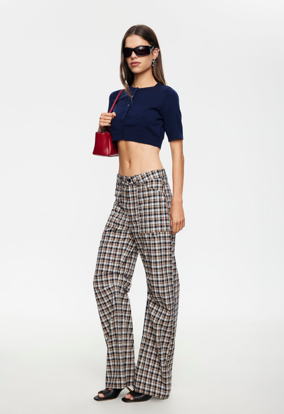 MIAMI VICE PANT - BEIGE TARTAN