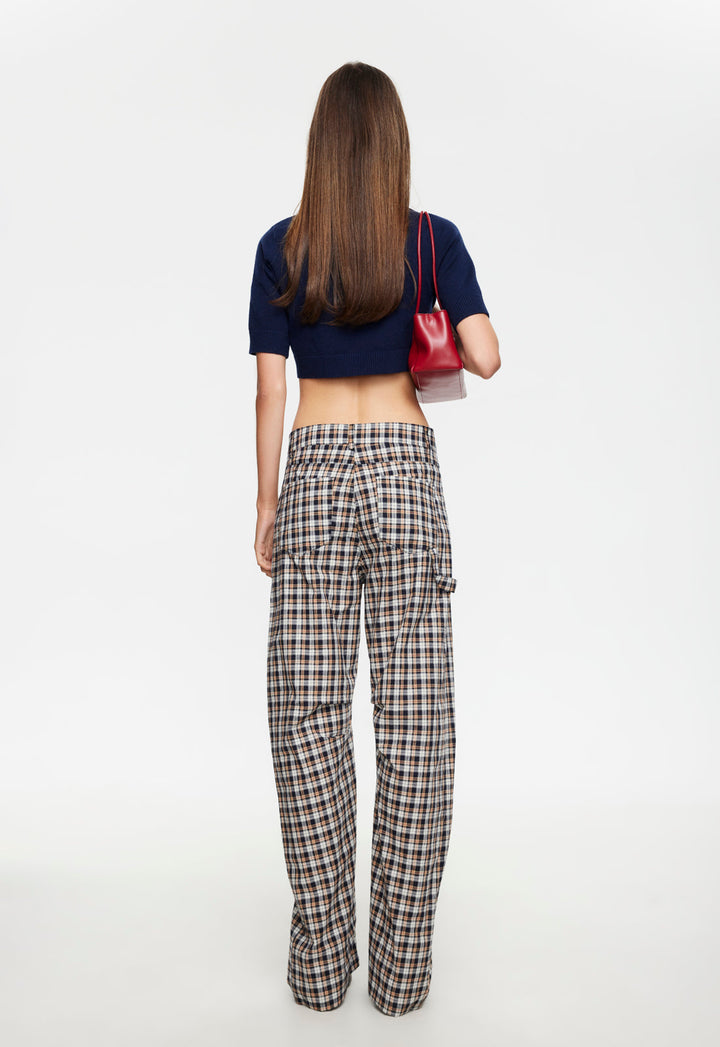 MIAMI VICE PANT - BEIGE TARTAN