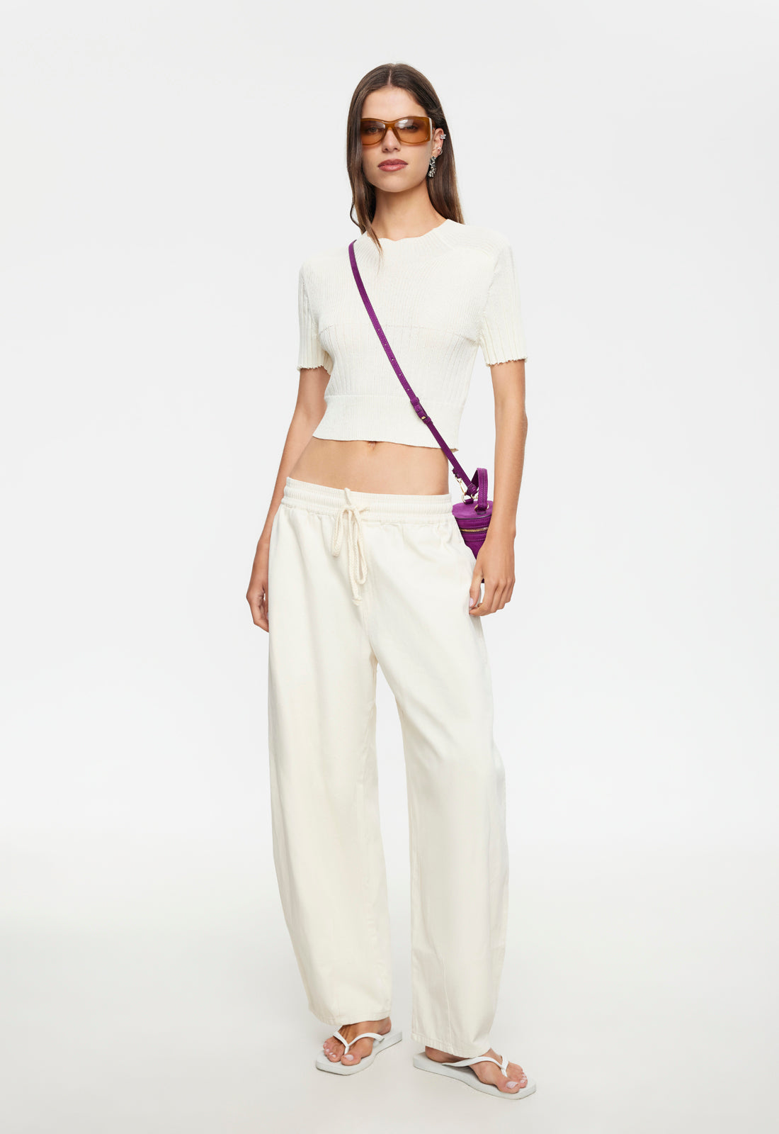 ROMA KNIT TOP - CREAM