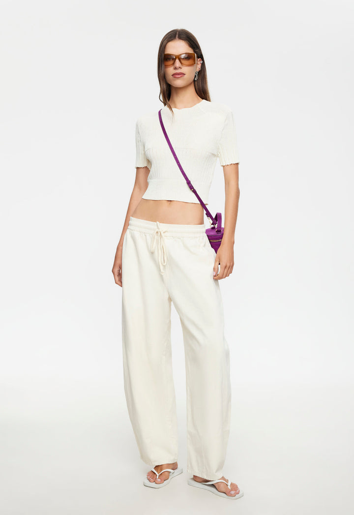 ROMA KNIT TOP - CREAM