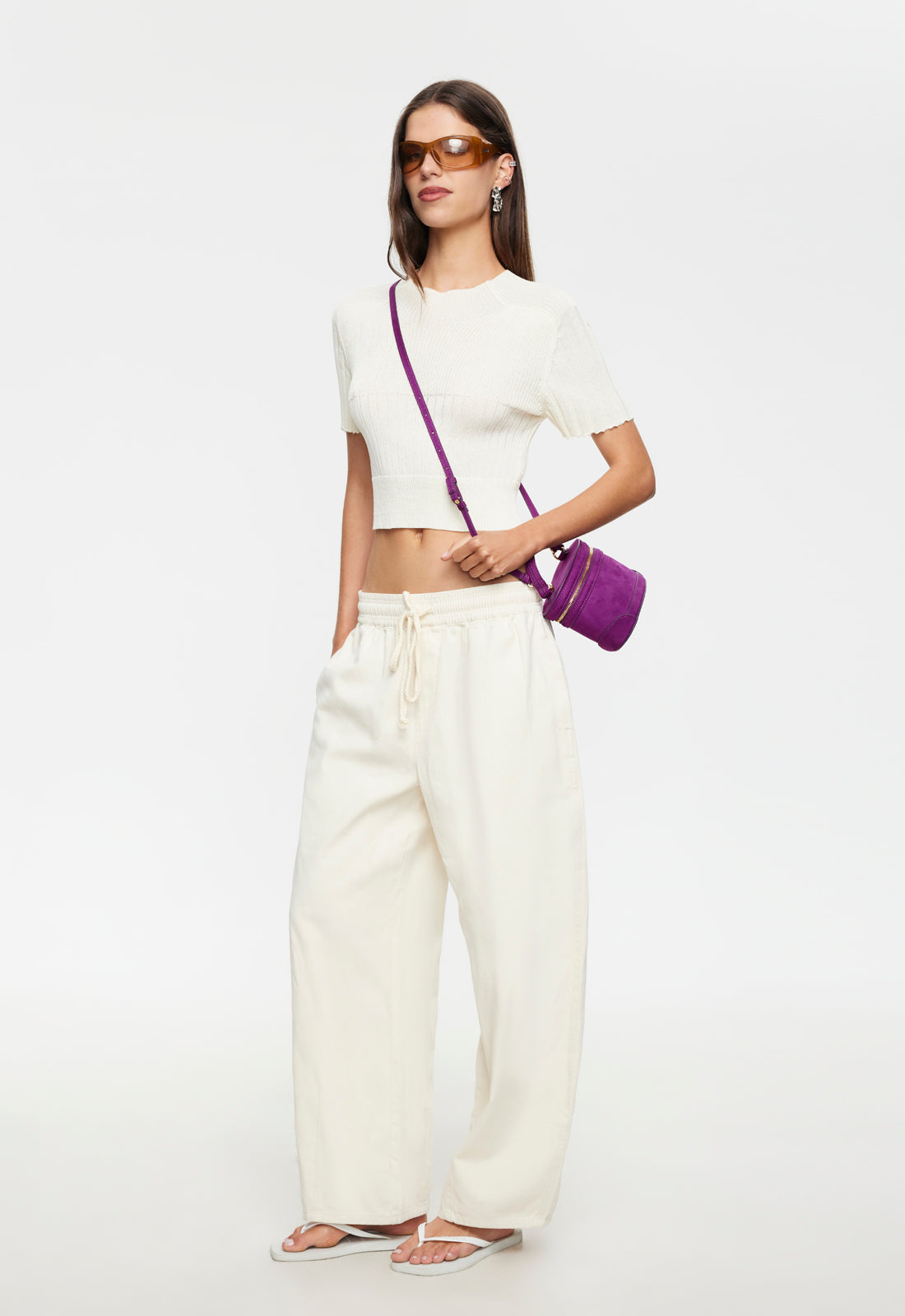 ROMA KNIT TOP - CREAM