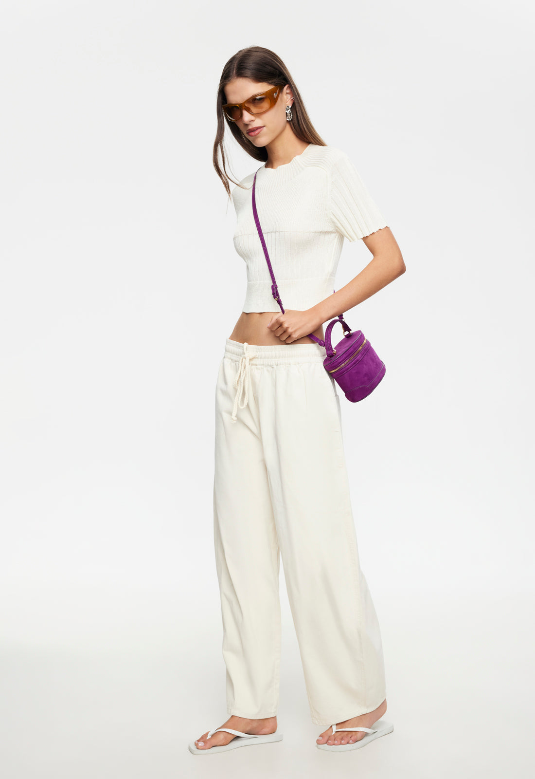 ROMA KNIT TOP - CREAM