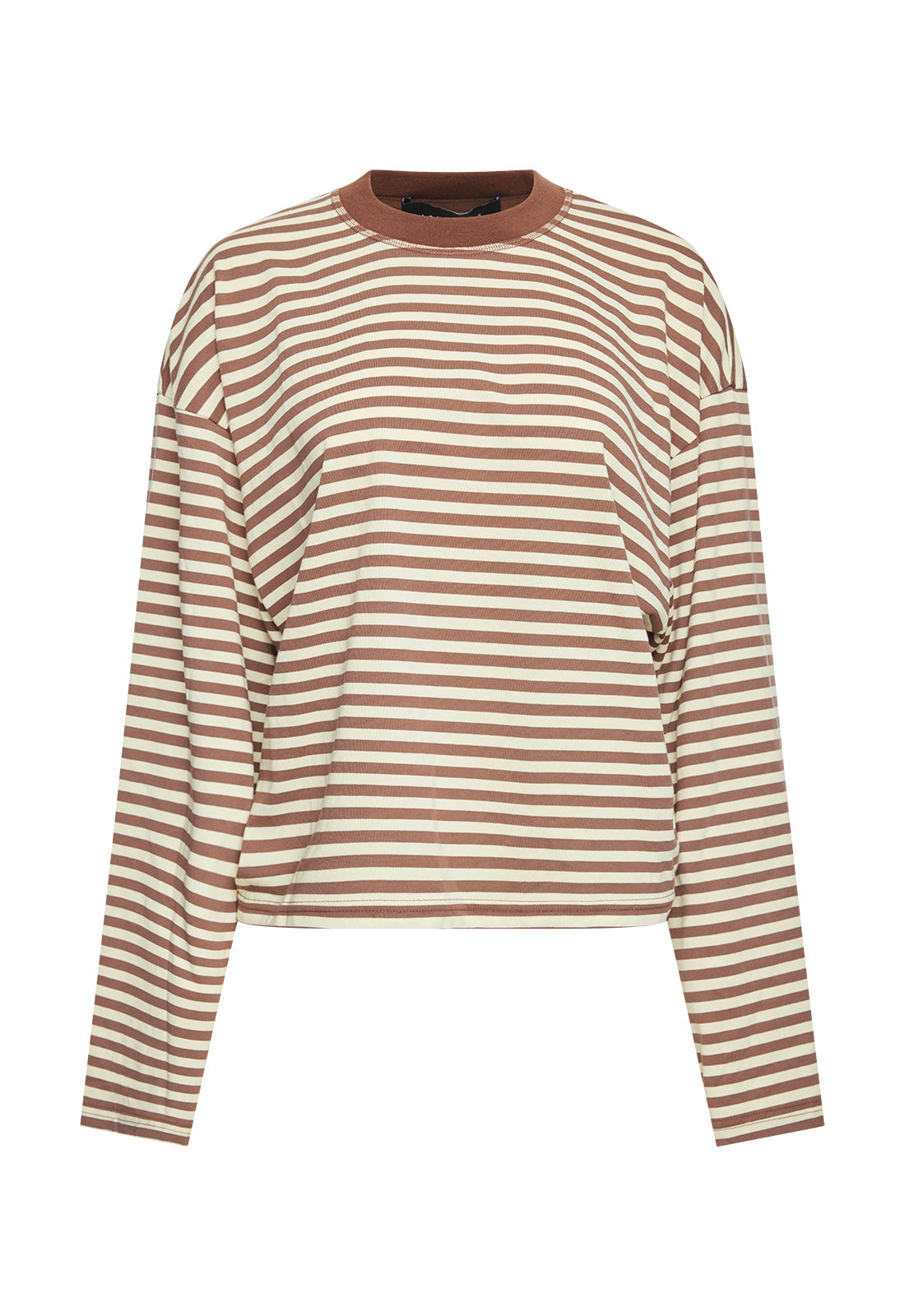 BLOOM LONG SLEEVE - CHOCOLATE STRIPE
