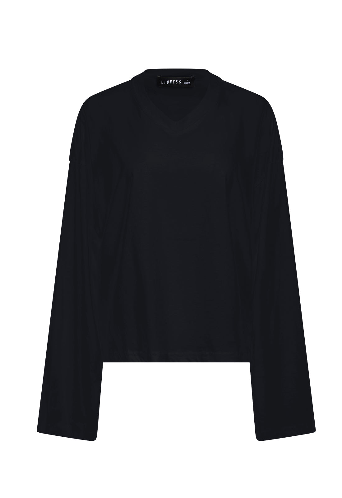 BLOOM V LONG SLEEVE - ONYX