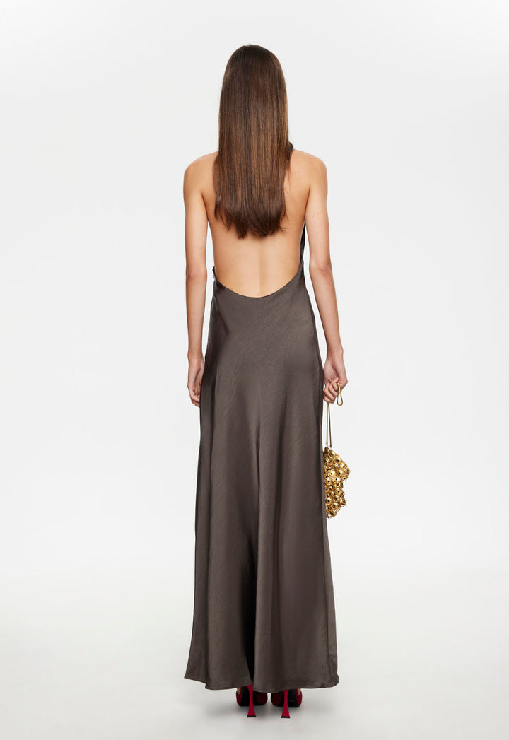 BARE MAXI DRESS - MOCCA