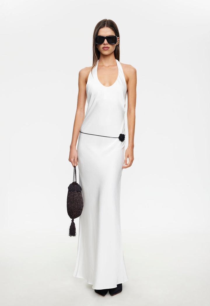 BARE MAXI DRESS - PORCELAIN