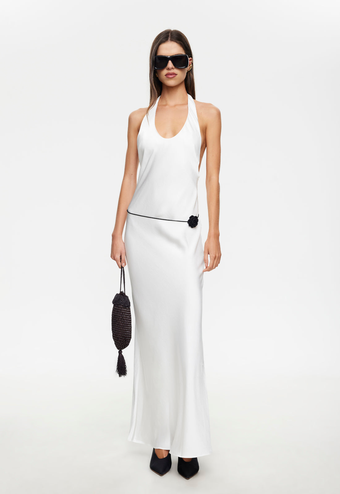 BARE MAXI DRESS - PORCELAIN