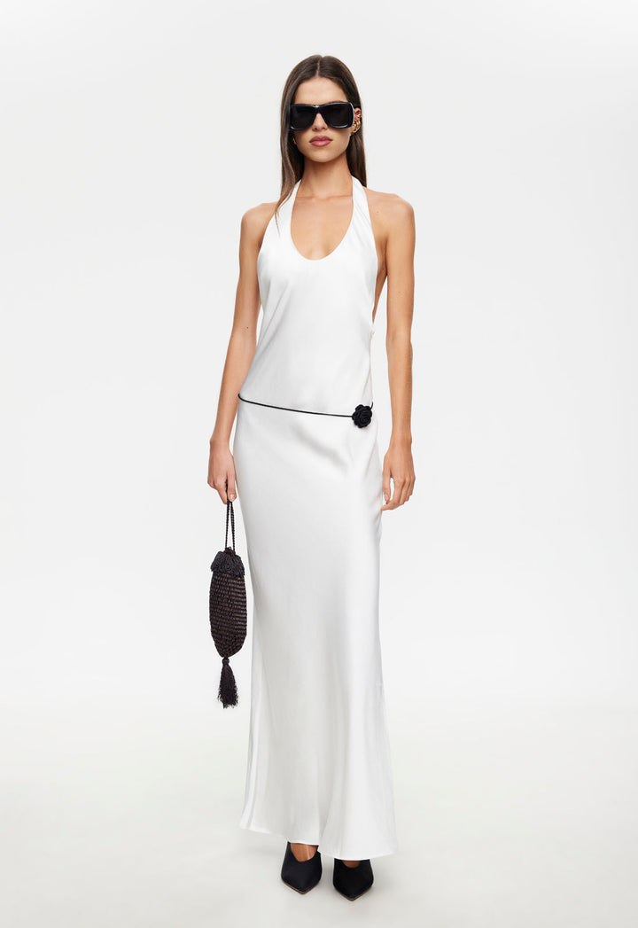 BARE MAXI DRESS - PORCELAIN