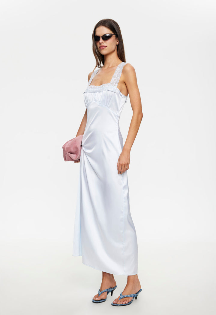 LOVE LETTERS MAXI DRESS - BABY BLUE