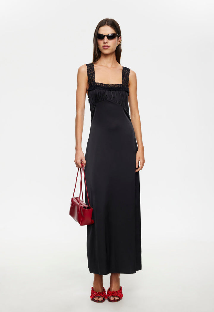 LOVE LETTERS MAXI DRESS - NOIR