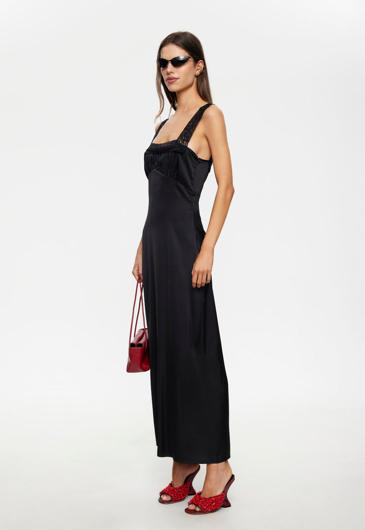 LOVE LETTERS MAXI DRESS - NOIR