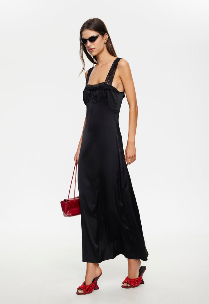 LOVE LETTERS MAXI DRESS - NOIR