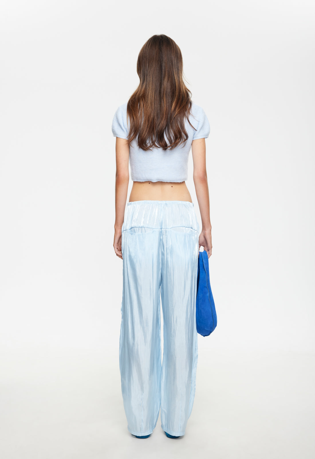 BELVEDERE KNIT TOP - POWDER BLUE