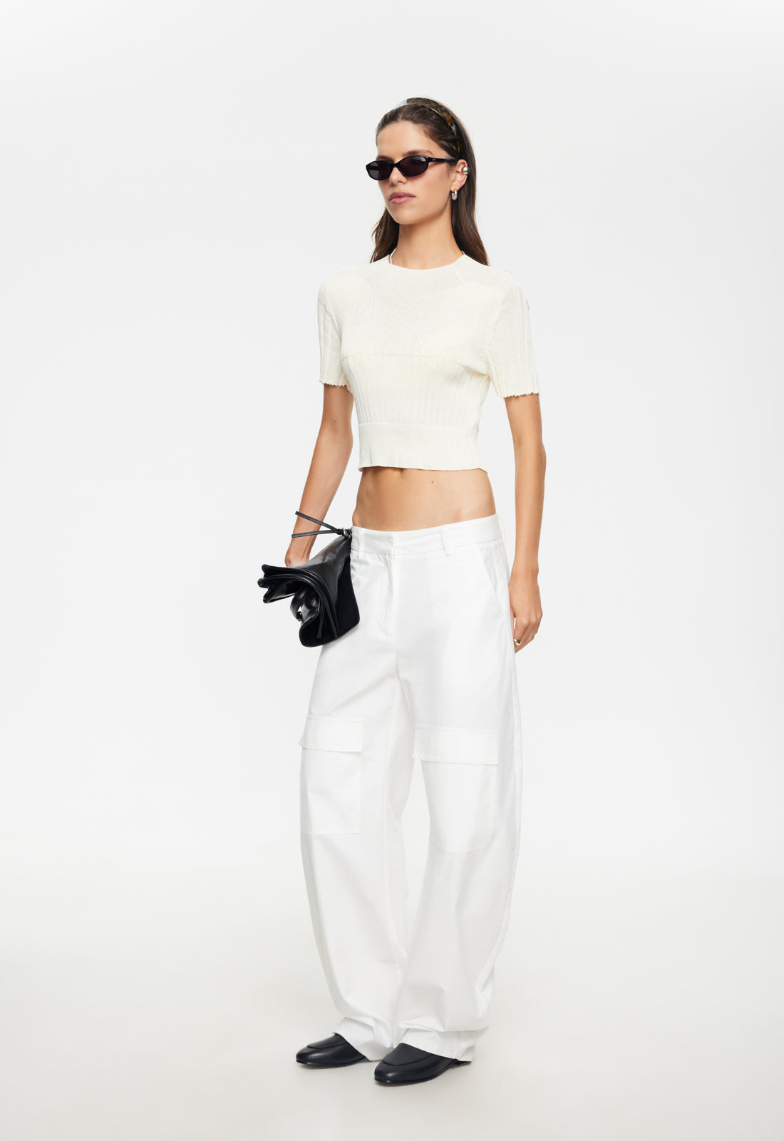 ROMA KNIT TOP - CREAM