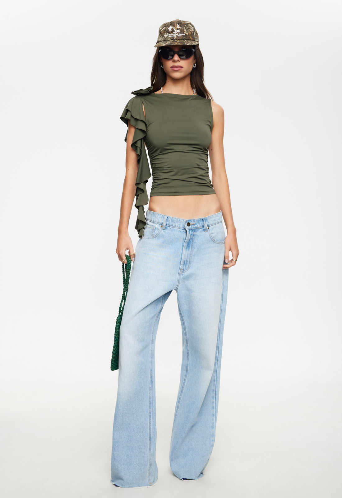 CARRIE TOP - KHAKI