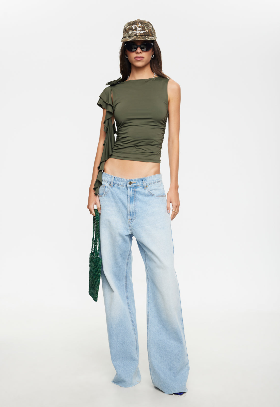 CARRIE TOP - KHAKI