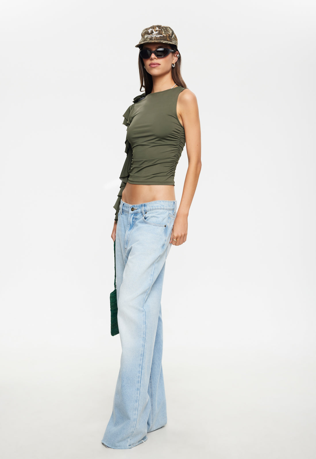 CARRIE TOP - KHAKI