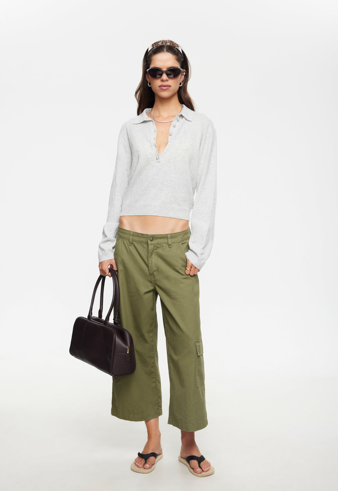 COCO KNIT TOP - DOVE