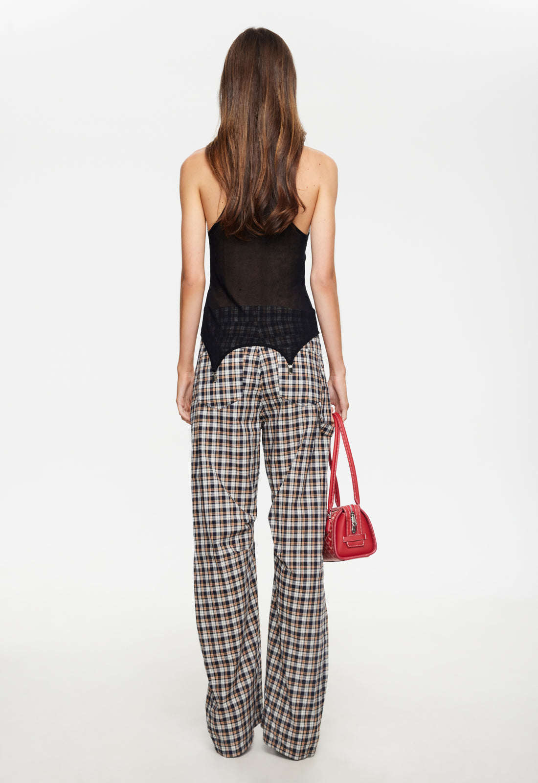 MIAMI VICE PANT - BEIGE TARTAN