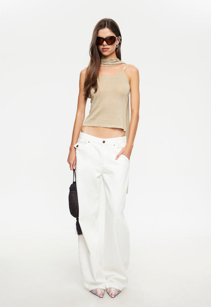 DOLCE TANK TOP - OYSTER