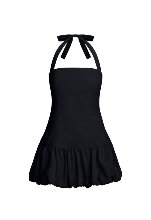 SOFIA MINI DRESS - ONYX