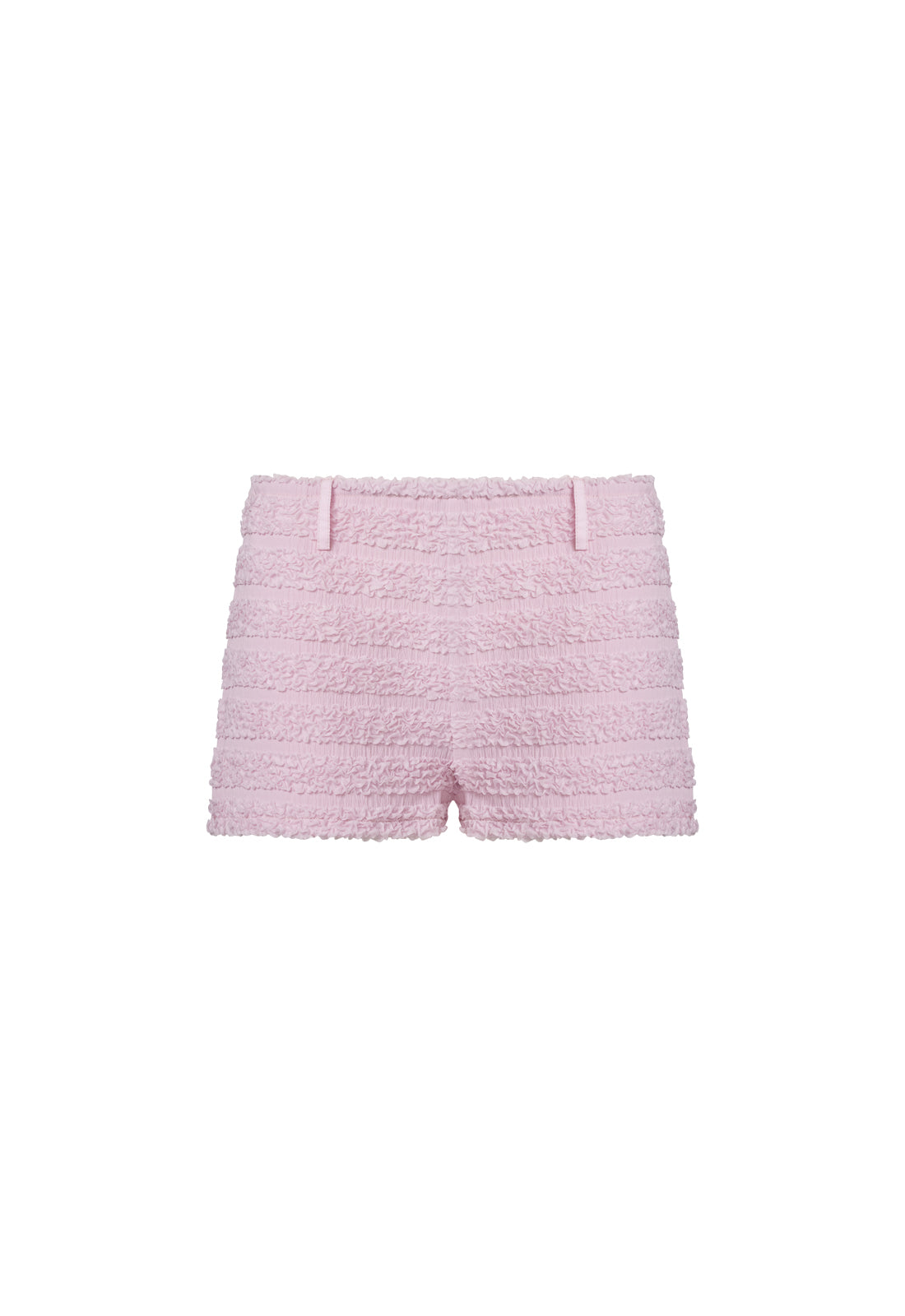 RIVIERA RUFFLE SHORT - BLUSH